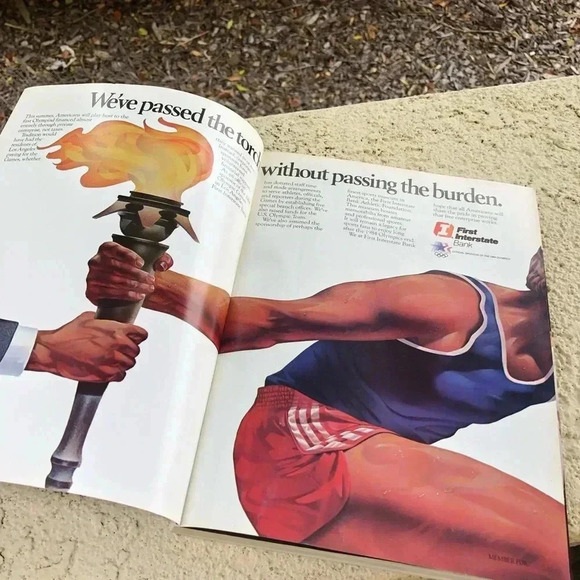 1984 Olympic souvenir program of the  Los Angeles Olympics. - Picture 5 of 8